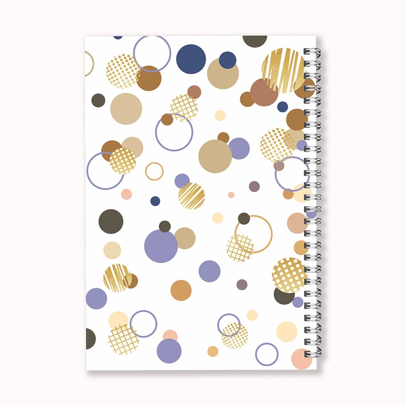 PRECIOUS LONDON A5 Notebook Lined Journal - Spiral Notebook Twin