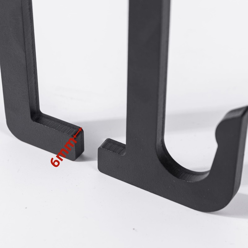 ZSHIGANMA AR500 2x4 Steel Target Hanger, Brackets, Holders with Cain