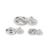Dritz 81-65 Sew-On Snaps, Size 1/0, 2/0 & 4/0, Nickel-Plated