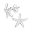 Heather Needham Sterling Silver Starfish Earrings - SIZE: 10mm Starfish