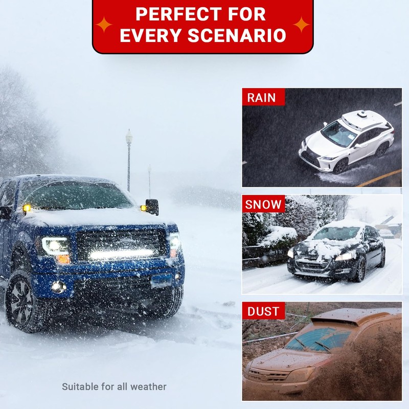 RAINTOK Windshield Wiper Blades Replacement for 2007-2014 Ford Edge Original