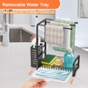 Mutool Sink Caddy Organiser, Sponge Holder with Drain Pan, Kitchen