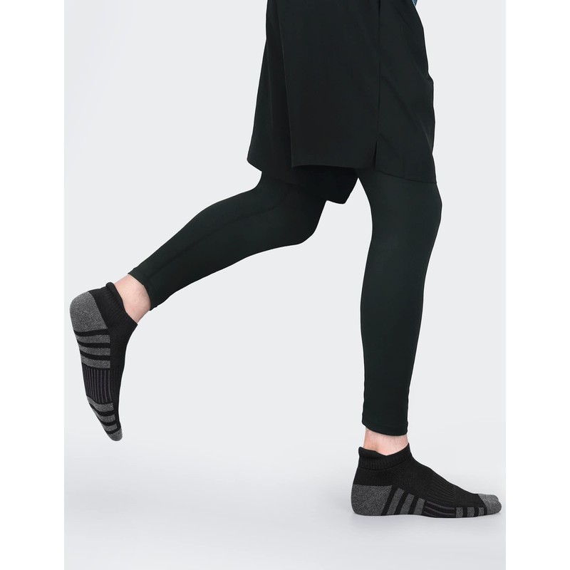 Airacker Airacker Ankle Athletic Running Socks Cushioned Breathable Low Cut