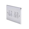 Schneider Electric GU1542WPC Ultimate Low Profile polished chrome White insert