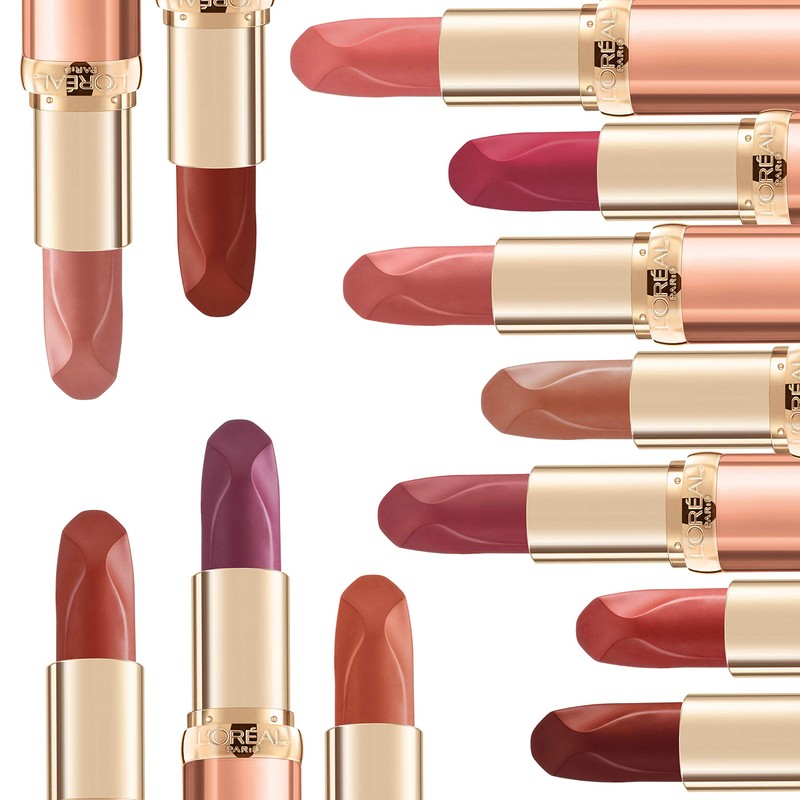 L'Oreal Paris Colour Riche Les Nus Lipstick, Nu Insouciant, 0.13