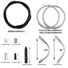 NEPIVDOS Bike Brake Cable Shifter Cable Housing Kit Set Bicycle