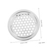 TEHAUX 6pcs Stainless Steel Round Air Vent Covers for Wardrobe