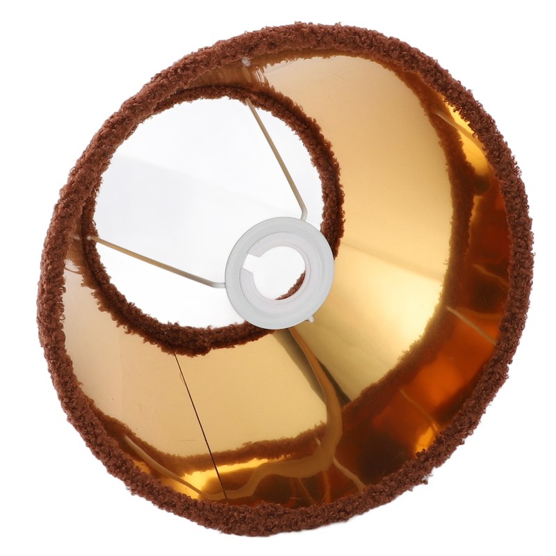 Table Lamp Shade Plush Cloth Tapered Simple Exquisite Lampshade for