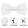 CHEERYMAGIC Men's Bow Ties Classic Solid Color Pre-Tied Bow Tie