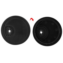 Jeanoko Arandela de Cable Resistente al Desgaste 10 Piezas arandela de cableado Cubierta de Alambre de Escritorio de plástico ABS para Oficina para computadora