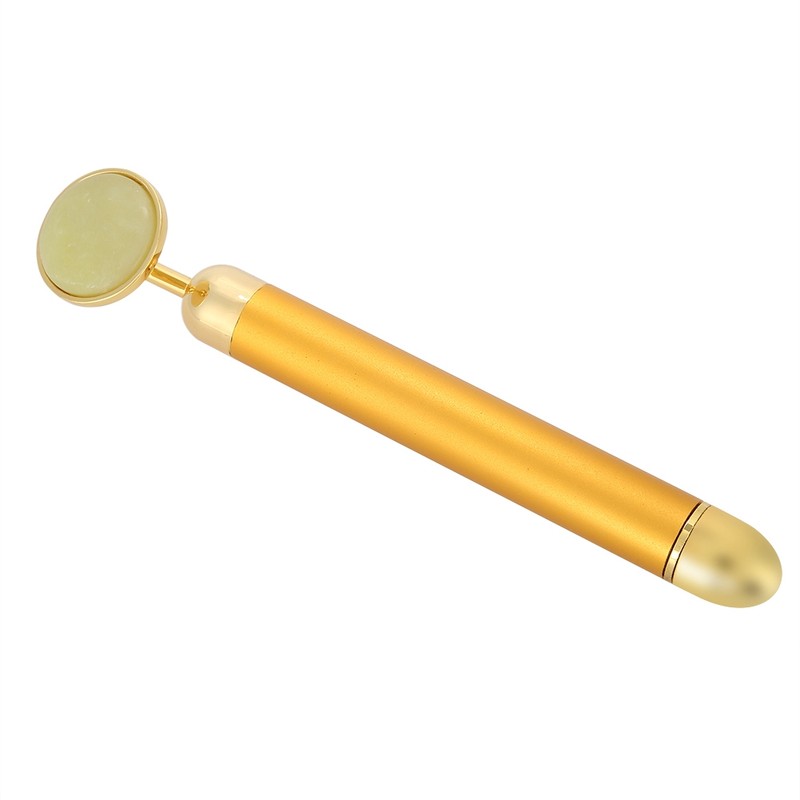 Electric Gold Facial Massager Anti Eye Wrinkle Face Slimming Micro
