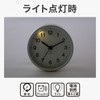 Nitori 8171487 Quiet Second Hand Table Clock SW 006TG White