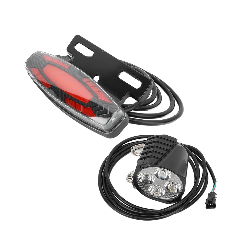 Bike Headlight Taillight Set High Brightness LED Front and Back