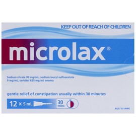 Microlax Enema Tubes 5ml 12 Pack