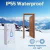 RingBell Wireless Doorbell Waterproof Battery Operated Door Bell Chimes Kit