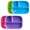Munchkin Splash Divided Plates (2 Pack, Colours May Vary)