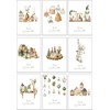 the lazy panda card company 64 Christmas Postcards Set Christmas