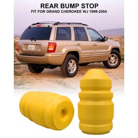Rear Bump Stop Fit for Grand Cherokee WJ rear axle bump stops 1999-2004, Pack of 2