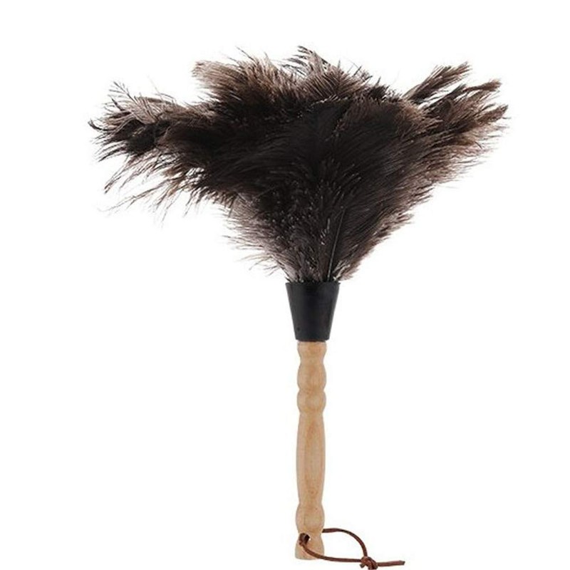 CULASIGN Duster ostrich bamboo handle feather duster ostrich natural ostrich