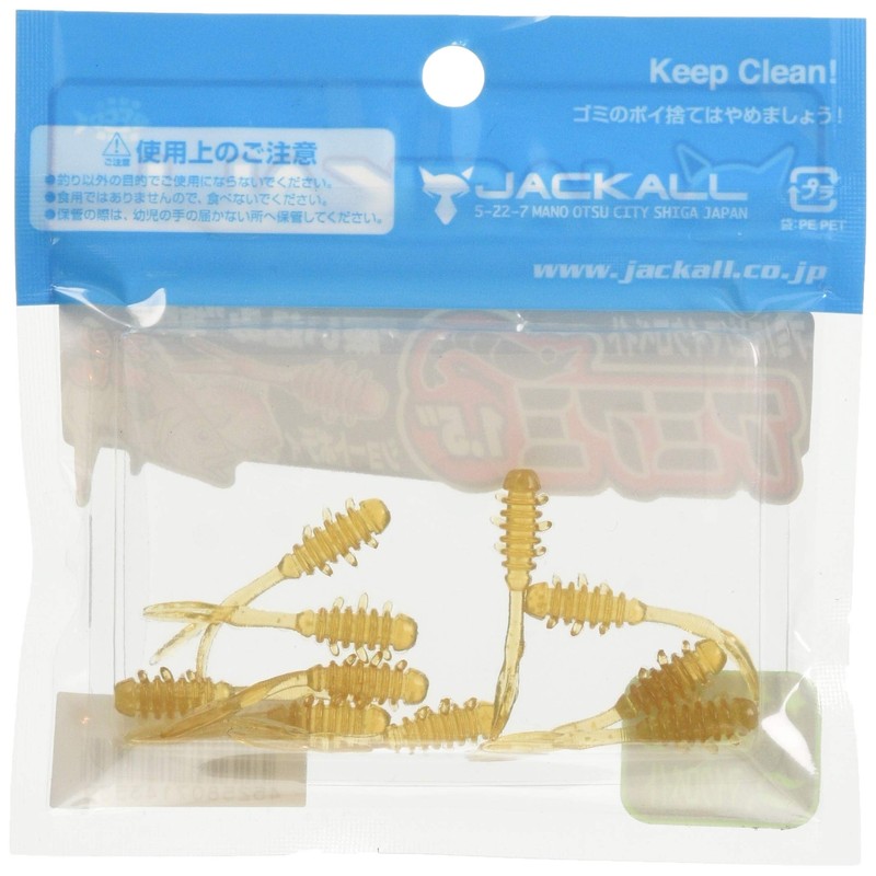 JACKALL(ジャッカル) ワーム アミアミ 1.5インチ イソメグロークラッシュ