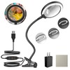 LED Magnifying Lamp with Clamp, Raweao 3X Lighted Magnifying Glass