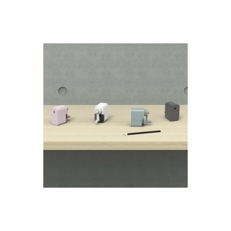 Nakabayashi DPS-H401BK Manual Pencil Sharpener, Mini, Black