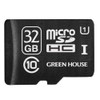 Greenhouse 32GB UHS-I Class 10 GH-SDMRHC32GU MicroSDHC Card (Adapter Included)