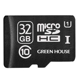 Greenhouse 32GB UHS-I Class 10 GH-SDMRHC32GU MicroSDHC Card (Adapter Included)