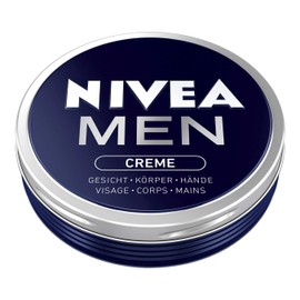 NIVEA Men Creme, Hautcreme für Gesicht, Körper und Hände, pflegende Feuchtigkeitscreme mit frisch-maskulinem Duft, im 1er Pack (1 x 150 ml)