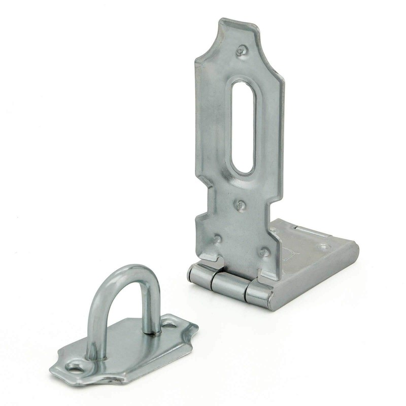 BASI® Safety Hasp for Padlock Various Lengths Galvanised Stainless Steel