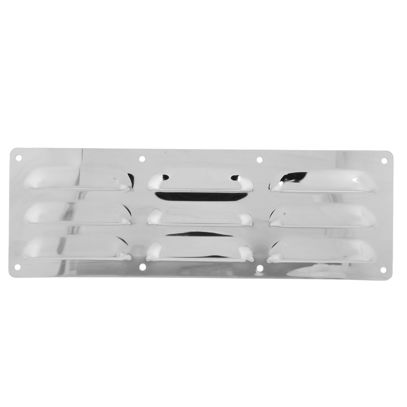 Air Vent Louver Grill Cover Stainless Steel Louver Ventilation Replacement