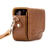 MegaGear MG1265 Estuche de Cuero, con Correa Compatible con Leica