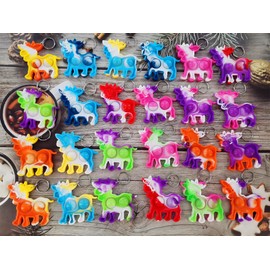 24 Packs Cow Bulk Mini Fidget Favors for Boys and Girls Birthday Holiday Party Favors and Classroom Students Rewards