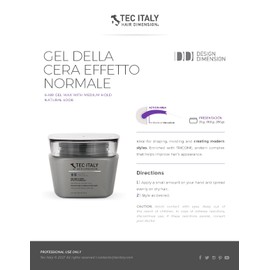 Tec Italy Gel Della Cera Effetto Humedo 280g (Pack of 3)