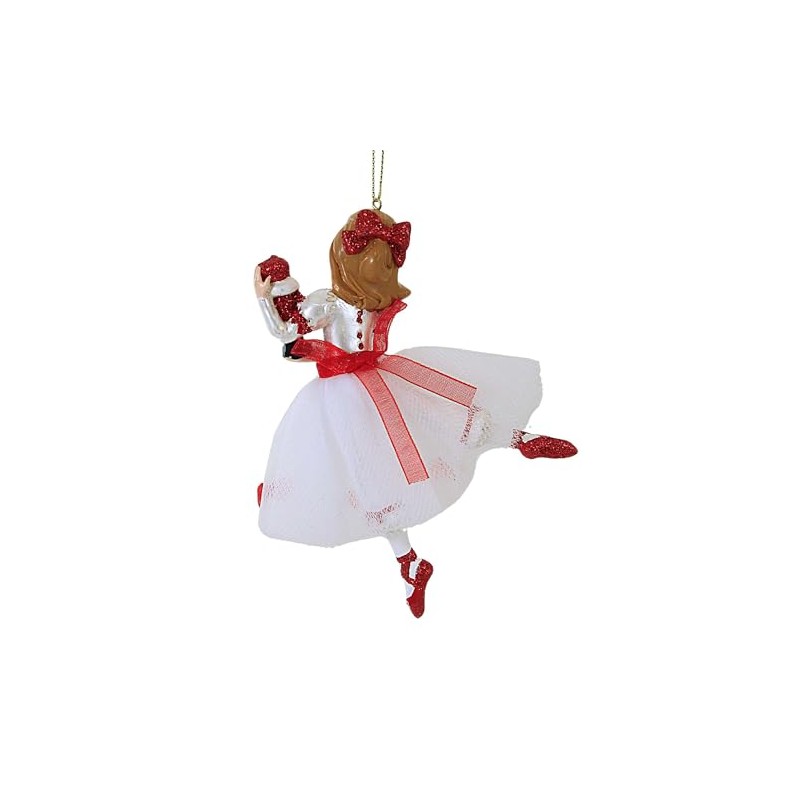 Kurt Adler 5-1/2-Inch Resin Clara Nutcracker Suite Ornament