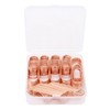 66pcs Metal Pen Clips for Student Slip Resistance Rust Prevention