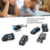 6pcs Children Alloy Car Model Kid Cute Simulated Car Helicopter