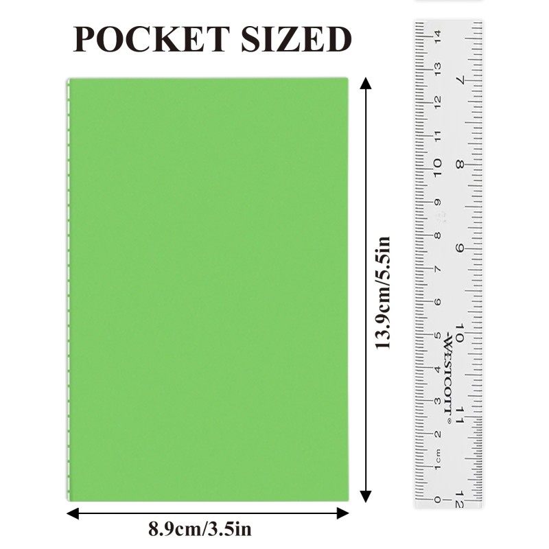 24 Pack A7 Mini Notepad Small Pocket Journals Bulk Gifts