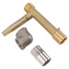 Quick Coupler Valve Key Tool G1 Rust Proof Easy Installation