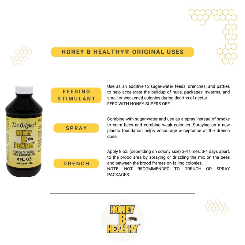 Honey B Healthy® Original 8 oz. Bottle, Feeding Stimulant with