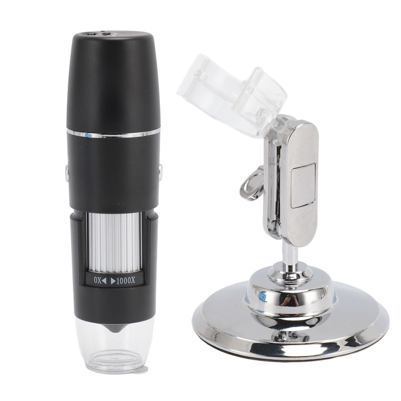 Wireless Digital Microscope 0 to 1000X 8 LED Lights Portable