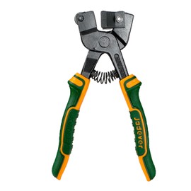 Jadever 8-Inch Glass Nipper, Tile Cutting Pliers, Shapping Pliers, Black Polished