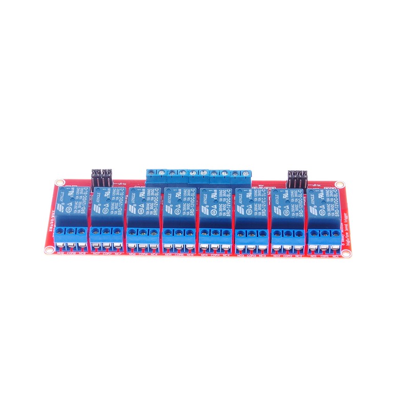 KNACRO 12V 8-Channel 10A Relay Module High Low Level Triggering