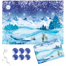 Christmas Wrapping Paper Set - 6 XXL Fully Recyclable Sheets Tags and Ribbon (80cm x 64cm) - Luxury Recycled Xmas Wrapping Paper - Folded Eco Christmas Paper Gift Wrap for Adults & Kids