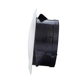 TOTMOX Ventilation Grille Exhaust Grille Round 125 mm ABS Plastic White