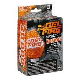 Repuesto Nerf Pro Gelfire - 20 000 recargas deshidratadas Gelfire - 1 depósito de 800 recargas - para los lanzadores Nerf Pro Gelfire - A Partir de 14 años