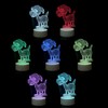 3W 4.5V USB 3D Night Light Touch Control LED Table