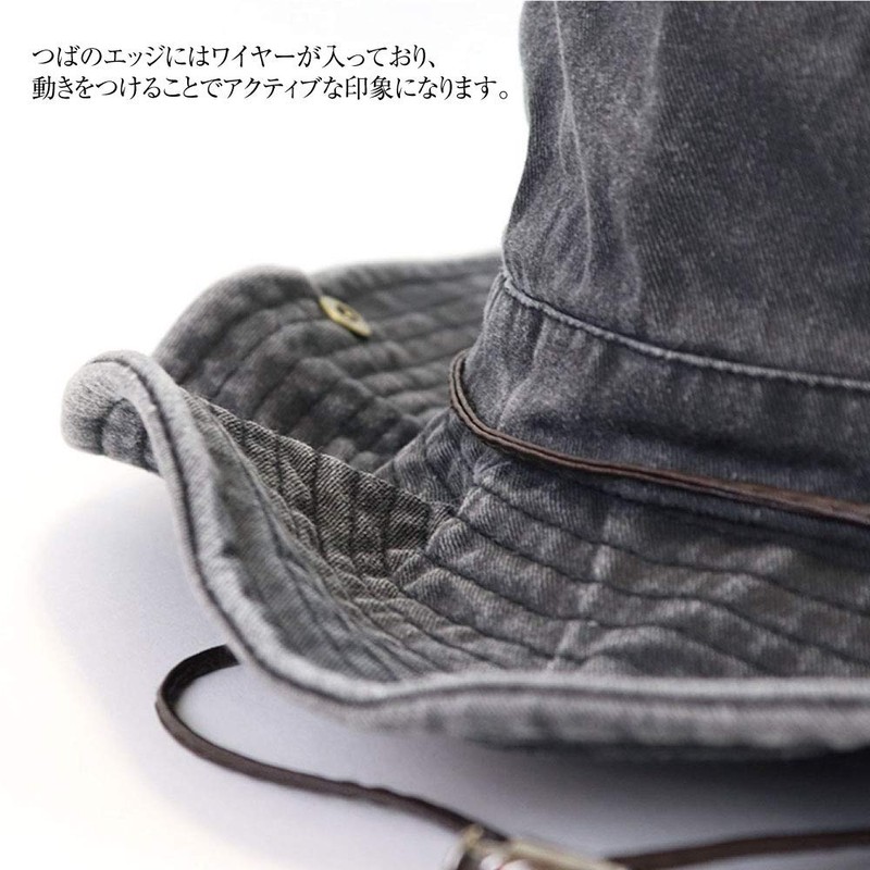 SWINGPLUS Adventure Hat, Safari Hat, Washed Cotton, Adjustable Size, One