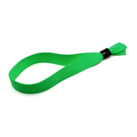 Pack of 50 Fabric Bracelets - ID Bracelets for Events (Green)