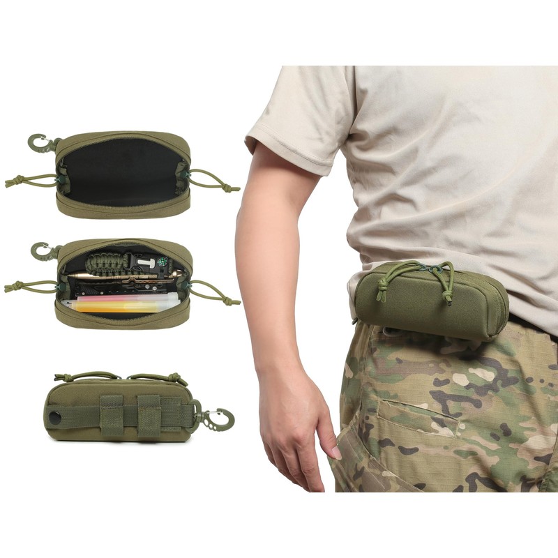 GMYIAK Fabric Glasses Case, khaki